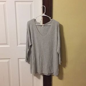 Light gray knit sweater